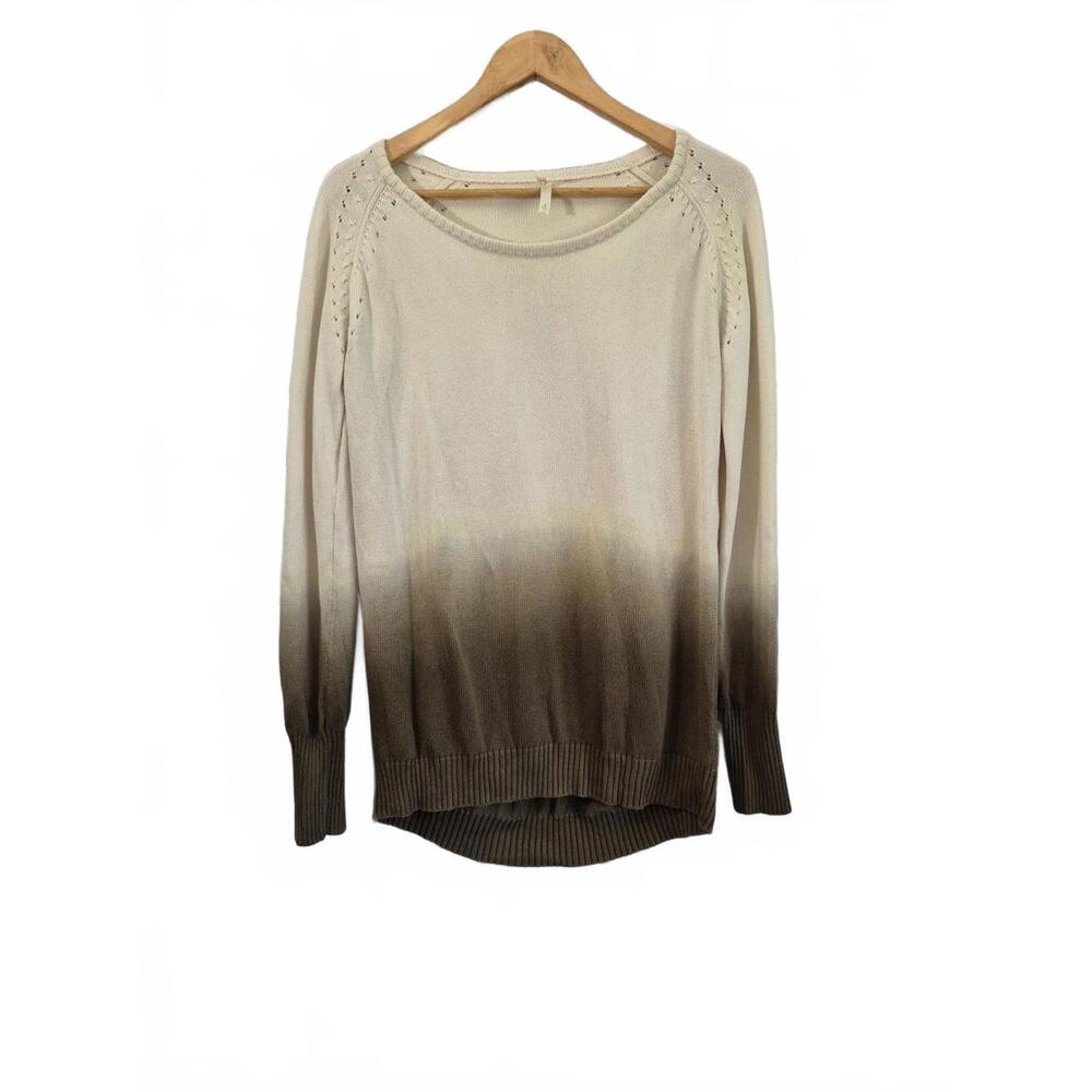 Mountain Khakis Ladies Pull Over Crew Neck Sweater Color(S) Cream Brown
